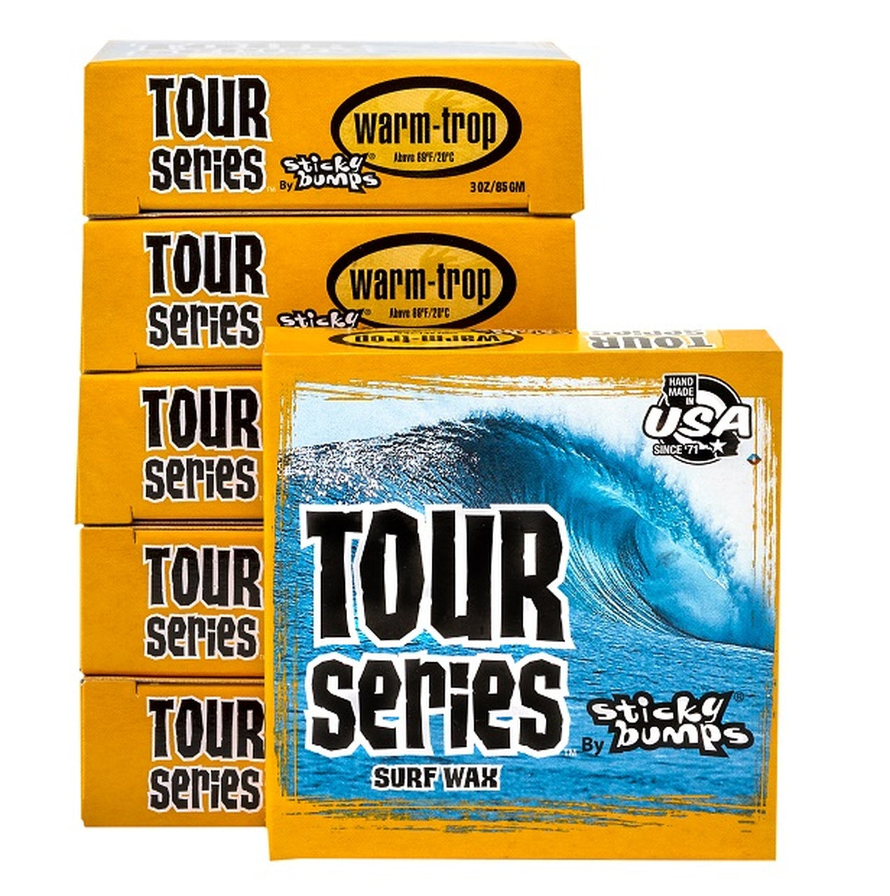 Sticky Bumps Tour Series Warm/Trop Wax - Wax - 662 Bodyboard Shop