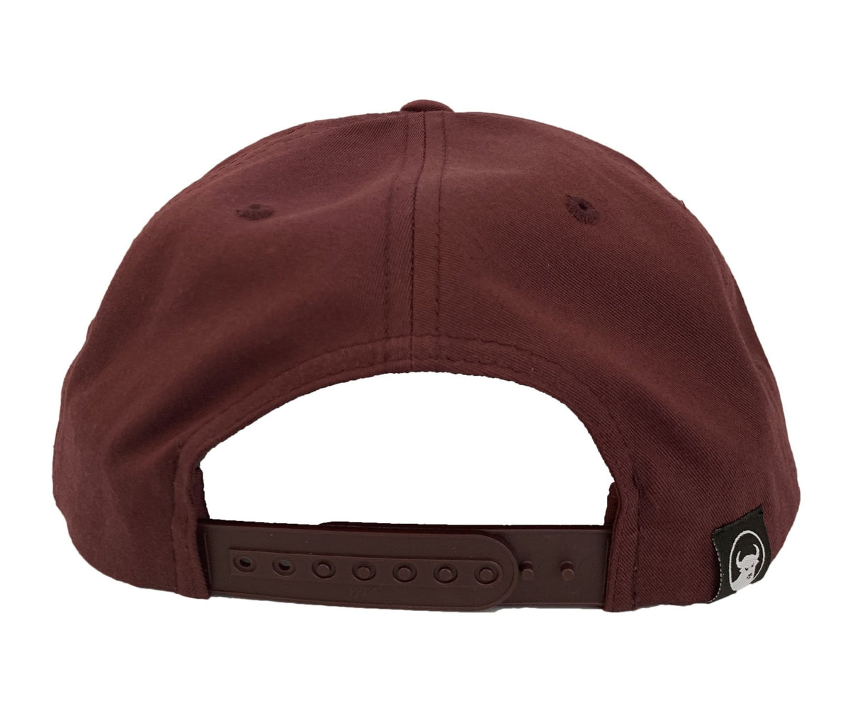 662 Unstructured Snapback - Maroon