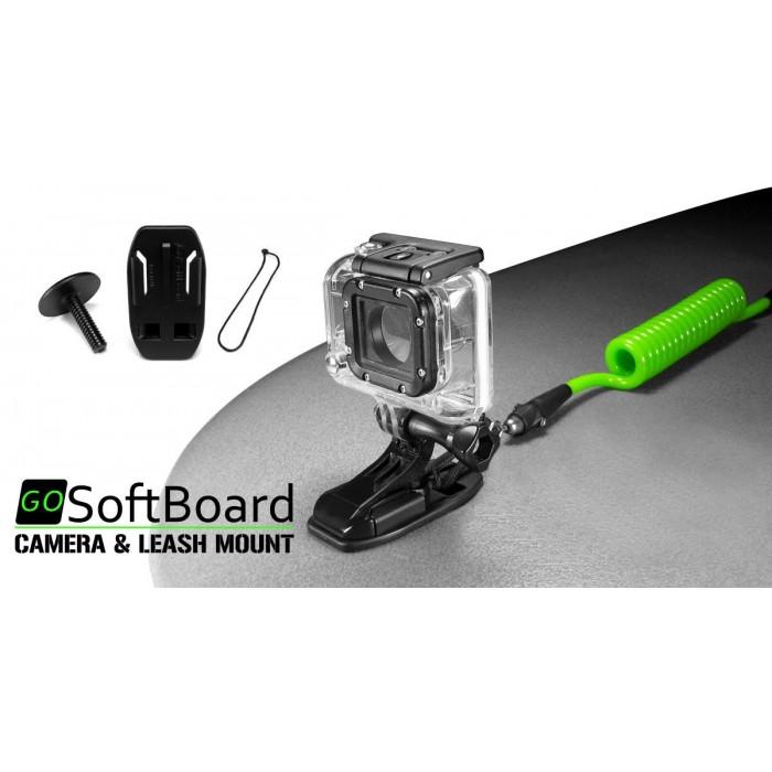 Leash Gopro Board Mount GoSoft Board Camera Leash Mount Kit For GoPro