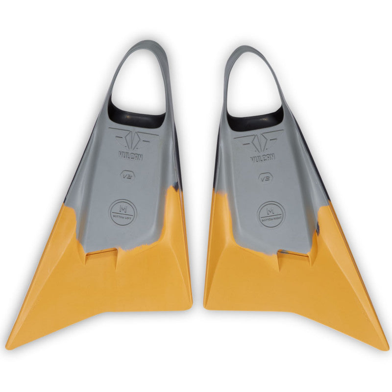 Vulcan V2 Swim Fins- Grey/Grey/Spectra - 662 Bodyboard Shop | 662