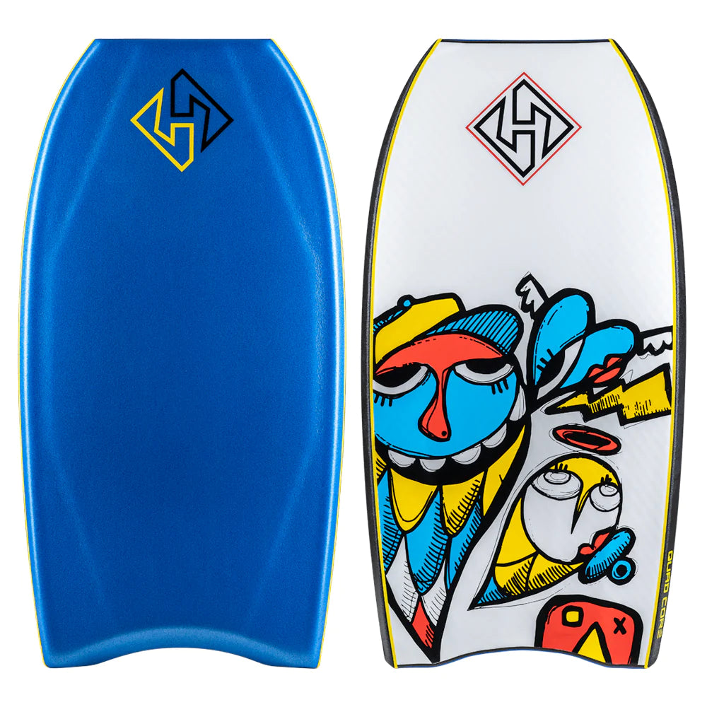 Hubboards Hubb Edition Quadcore Sci-Five - Crescent Tail Bodyboard