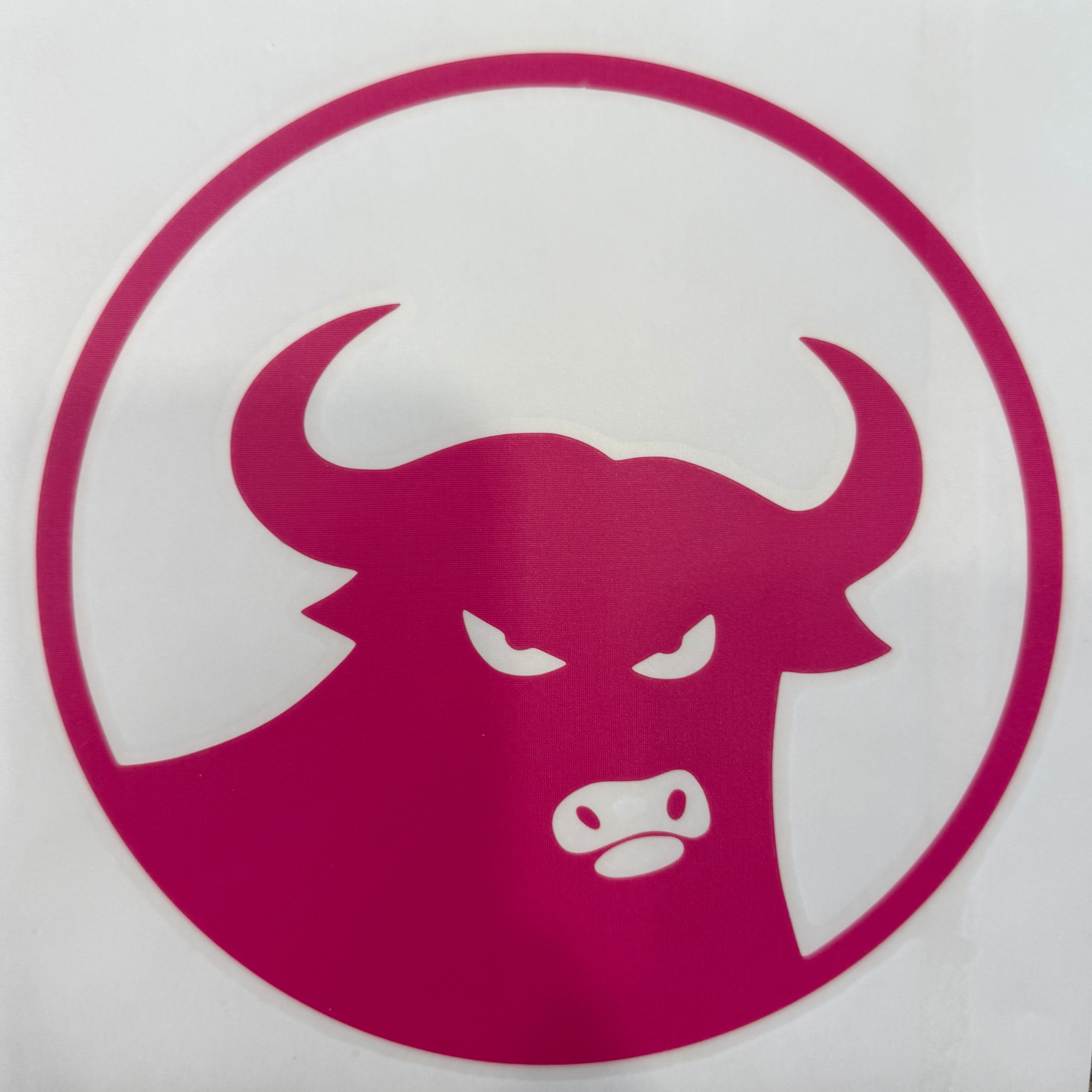 Assorted 662 Bull Die Cut Sticker - 7"