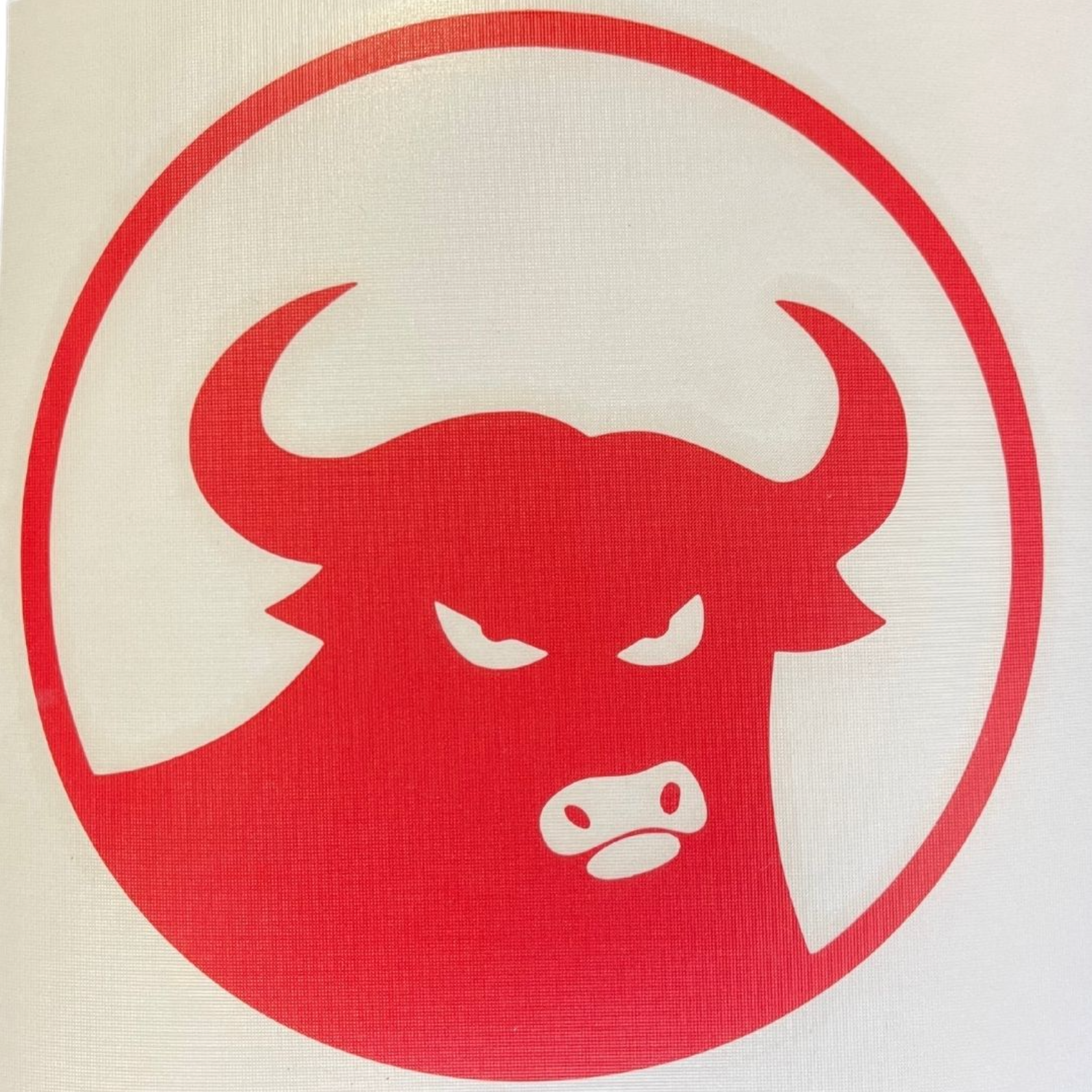 Assorted 662 Bull Die Cut Sticker - 5 1/4"