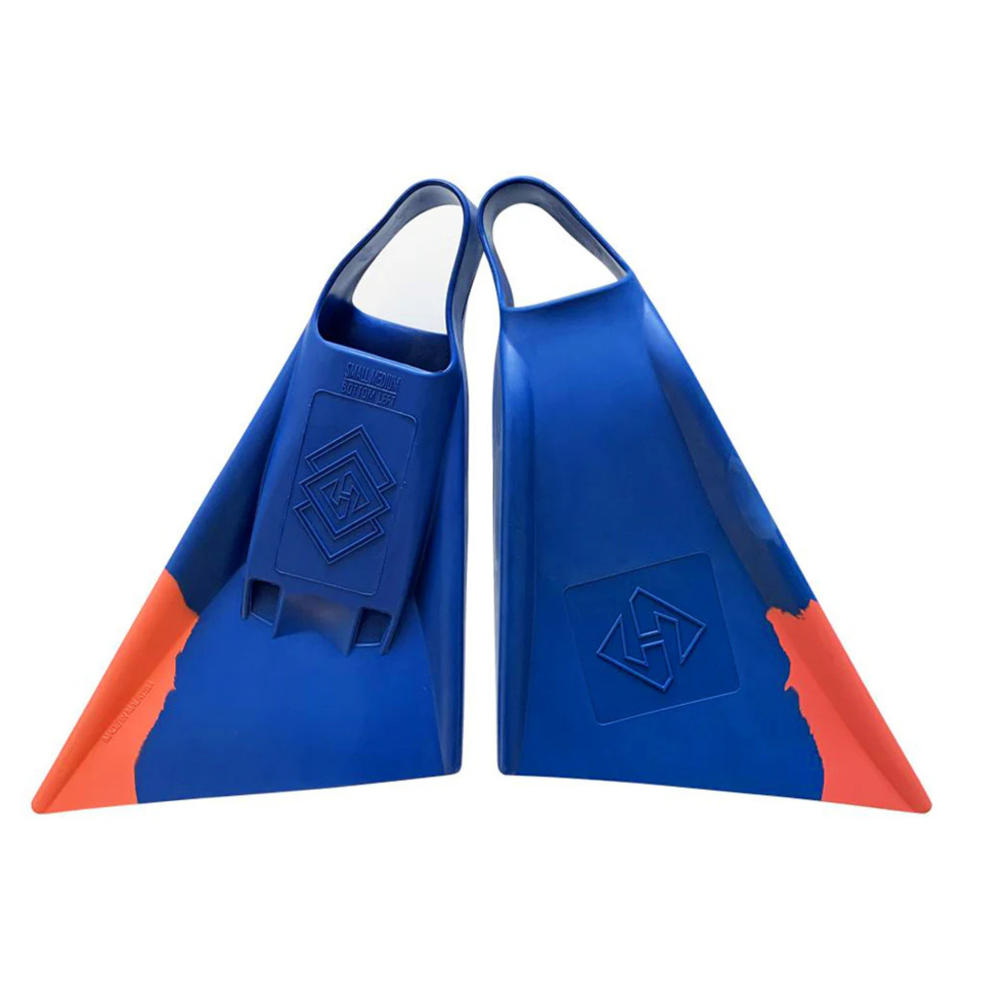 Air Hubb Swim Fins - Orange/Blue