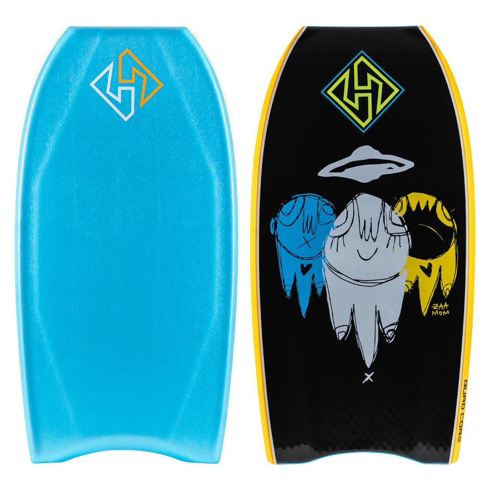 Hubboards Hubb Edition Quadcore Sci-Five - Crescent Tail Bodyboard