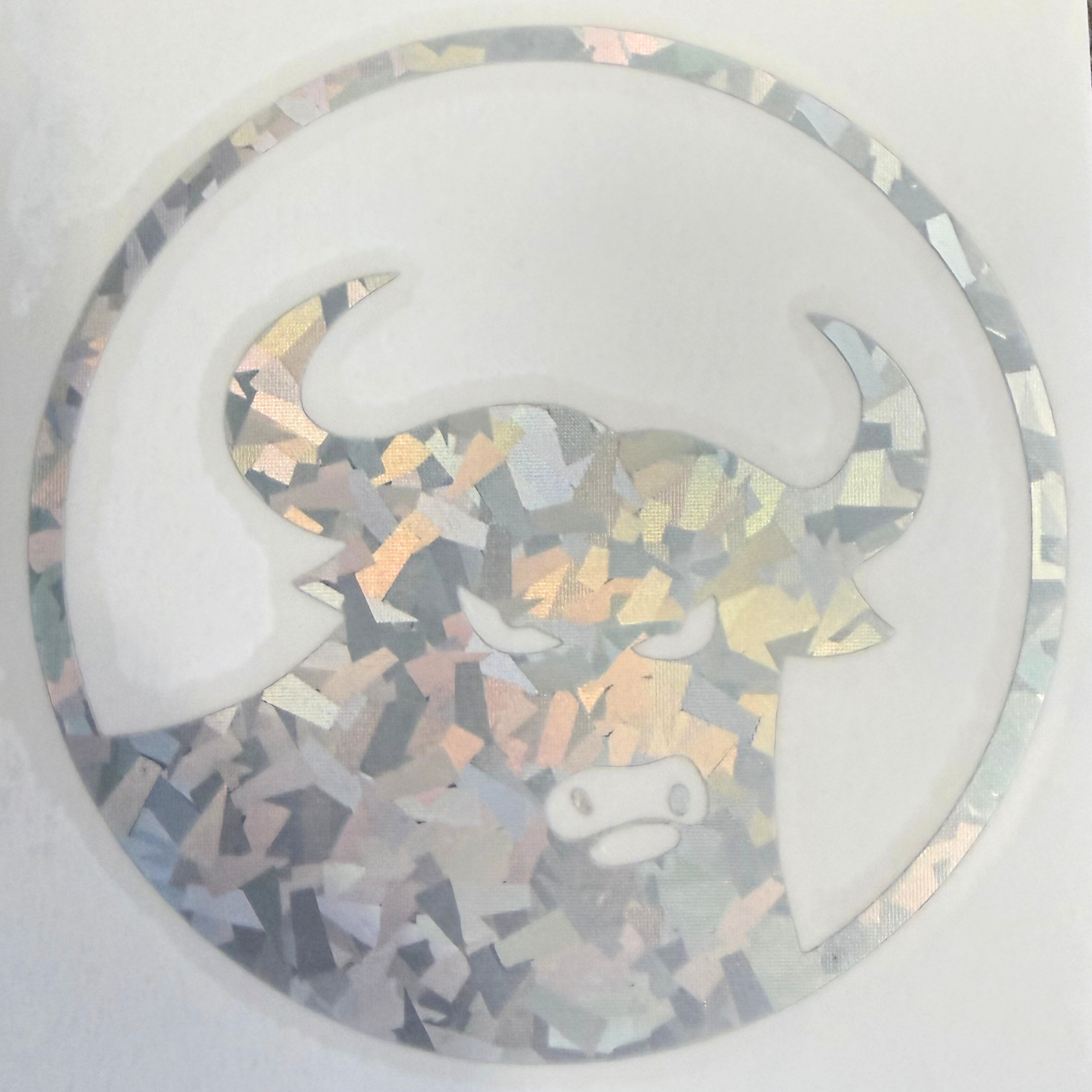 Assorted 662 Bull Die Cut Sticker - 7"