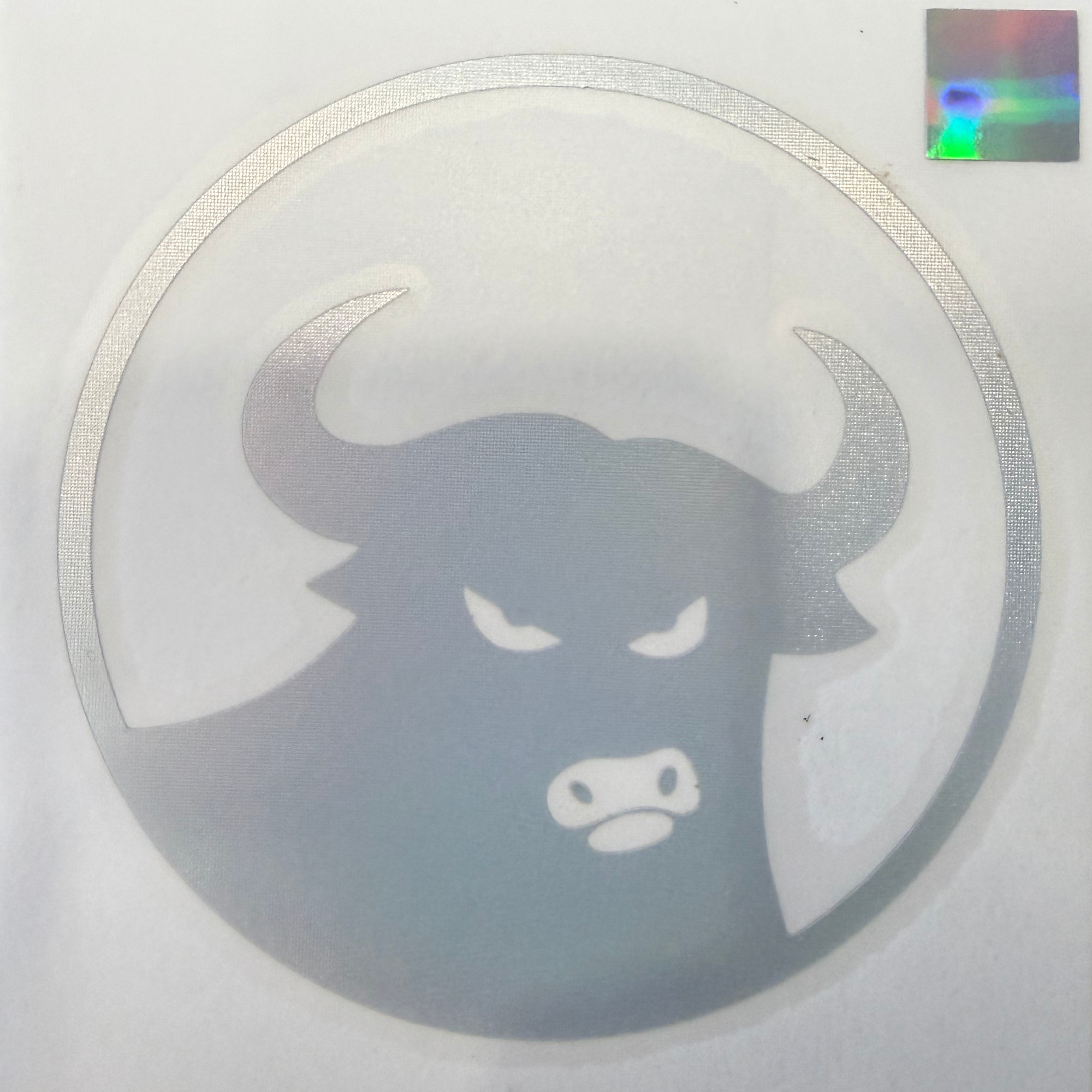 Assorted 662 Bull Die Cut Sticker - 7"