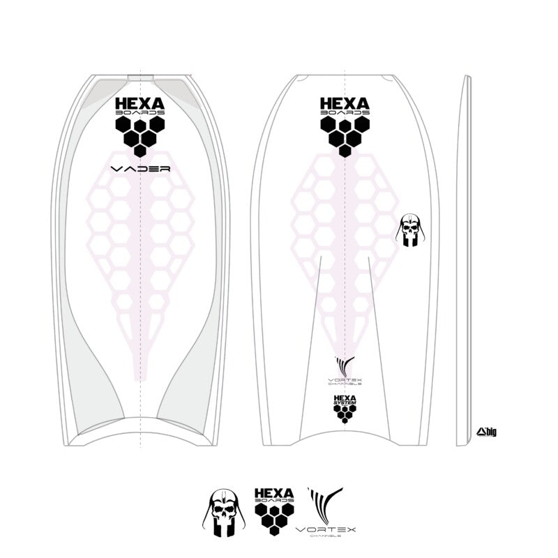 Hexaboards Vader Pro PP Bodyboard (COMING SOON)