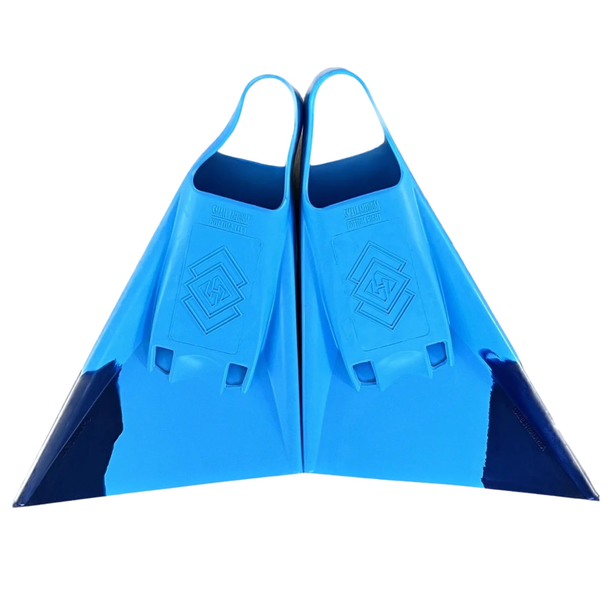 Air Hubb Swim Fins - Aqua/Midnight