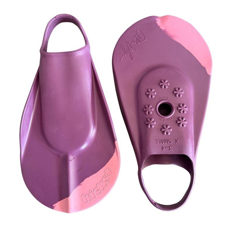 Kicks Classic Purple & Pink Swim Fins