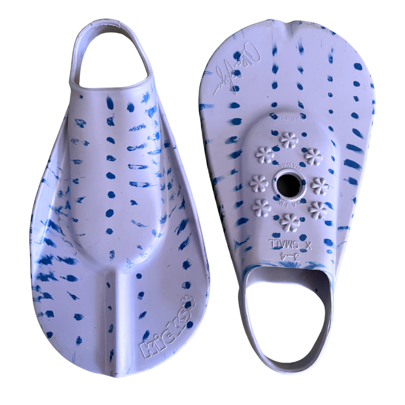 Kicks Signature Ha'a Keaulana Tiger Cowrie Swim Fins