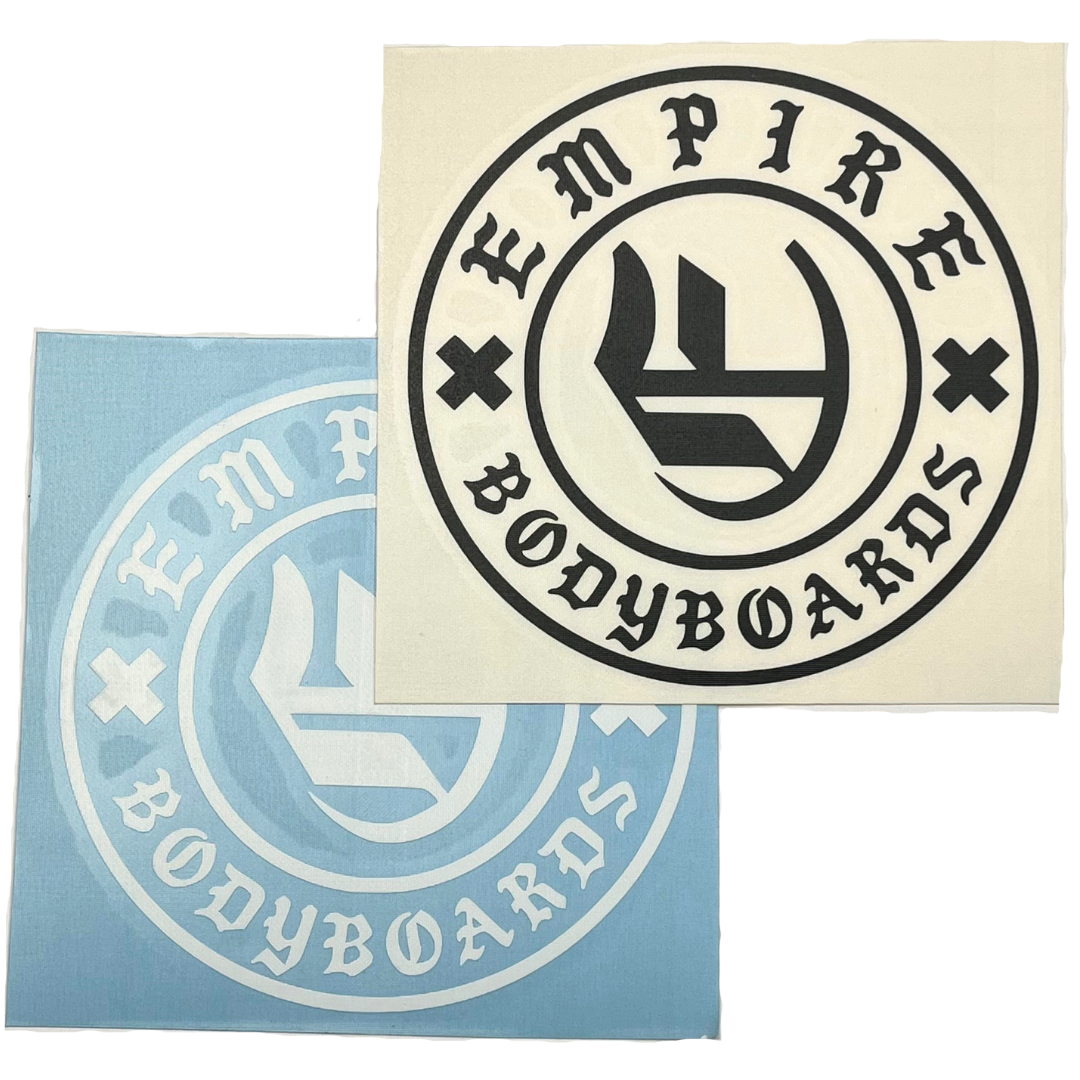 Body Board Sticker Empire Bodyboards die cut sticker- 4.5