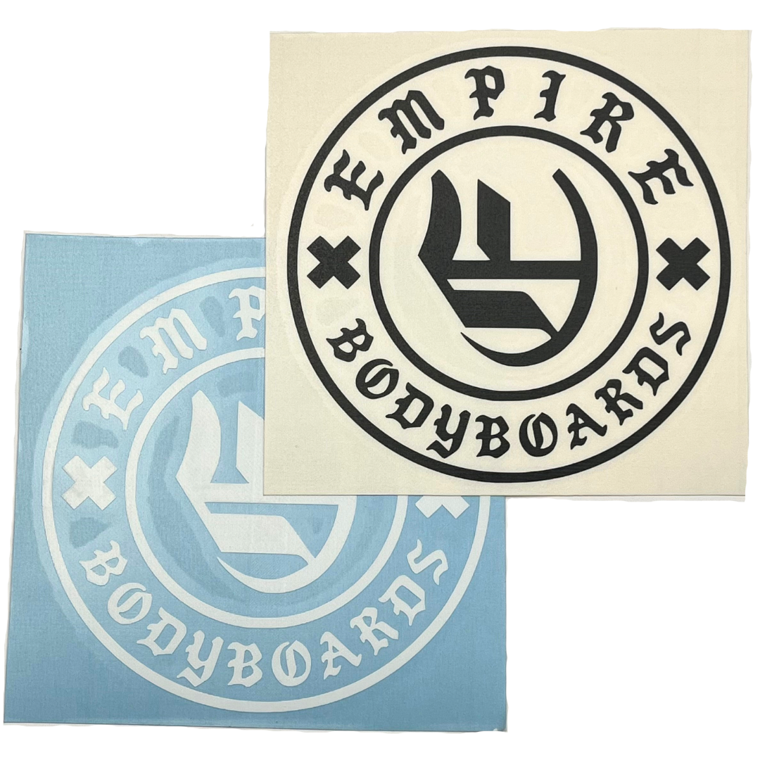 Empire Bodyboards Die Cut Sticker- 4.5"