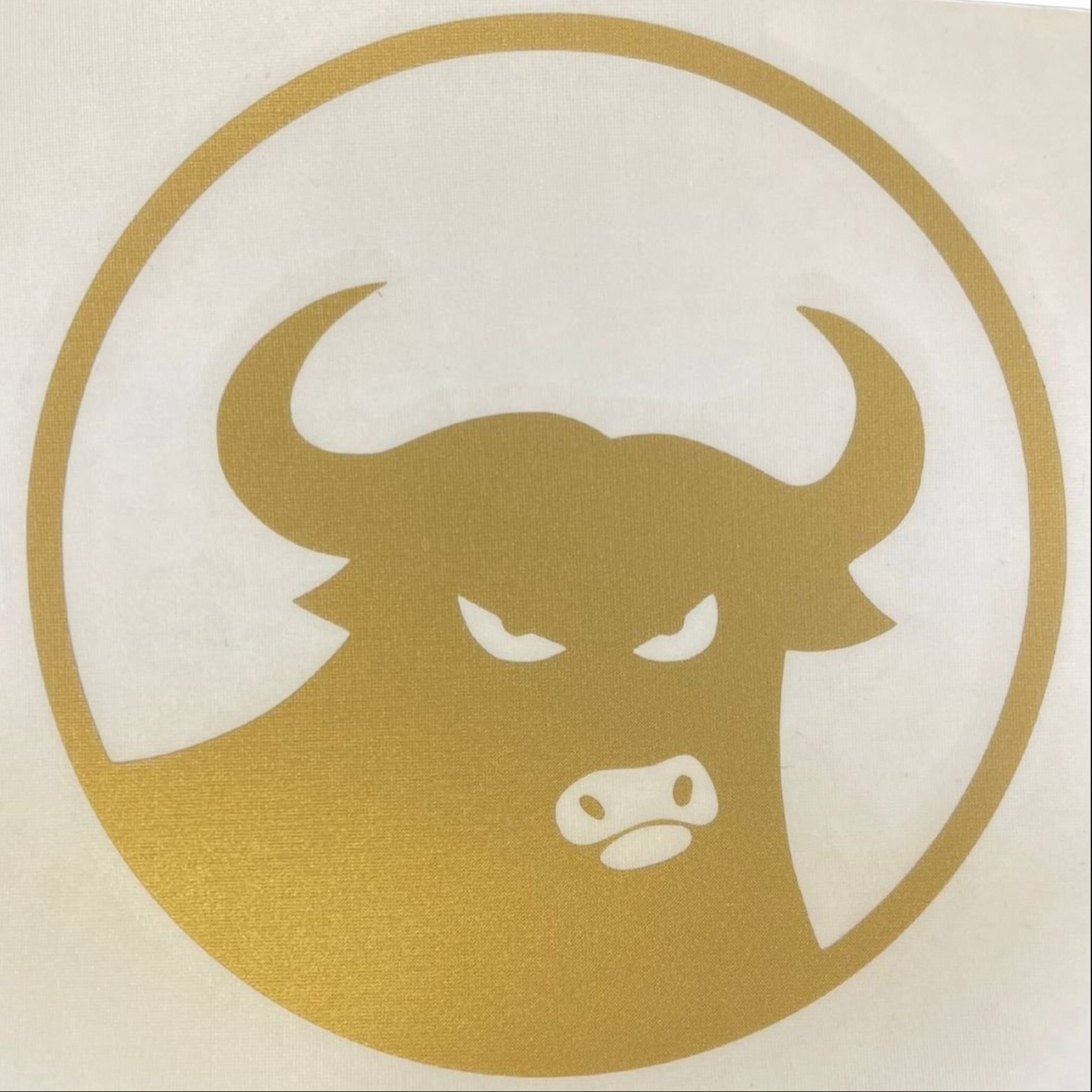 Assorted 662 Bull Die Cut Sticker - 5 1/4"