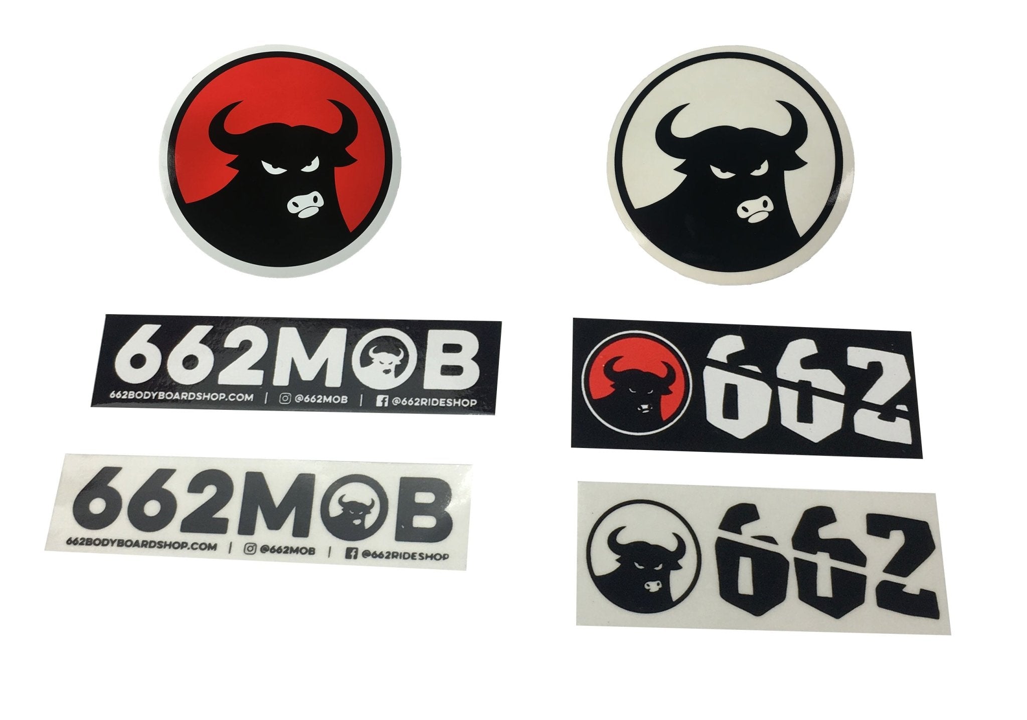 662 MINI Sticker Pack - 662 Bodyboard Shop