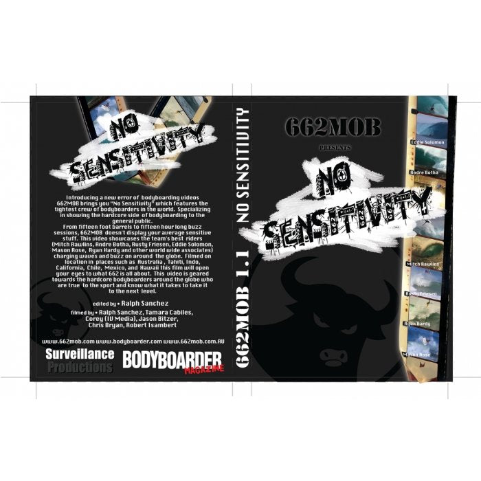 662 No Sensitivity DVD - 662 Bodyboard Shop