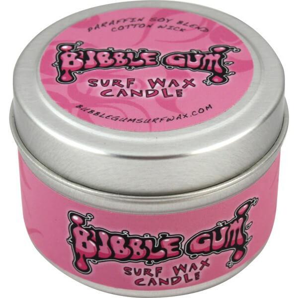 Bubble Gum Surf Wax Candle - 6oz Tin With Bubble Gum Scent - 662 Bodyboard Shop