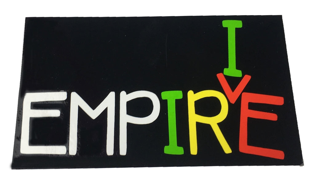 Empire Empirie Rasta Sticker - black - 662 Bodyboard Shop