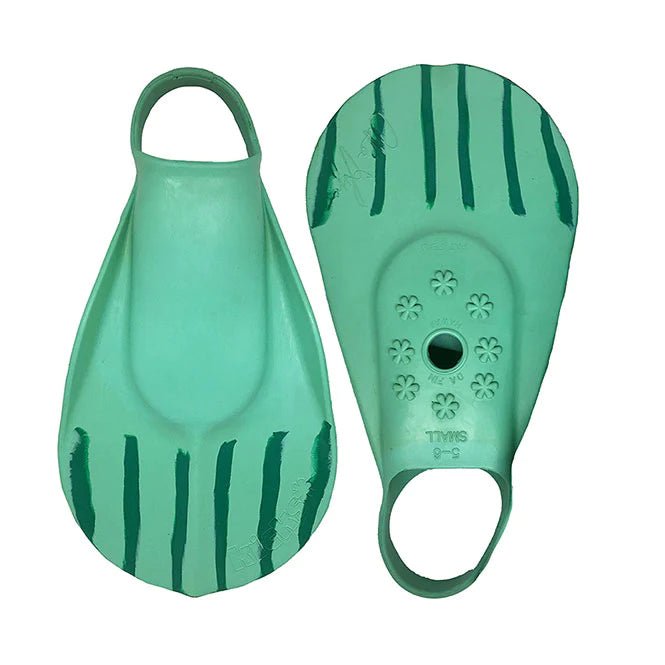 Kicks Ha‘a Mauka Green Swim Fins - 662 Bodyboard Shop