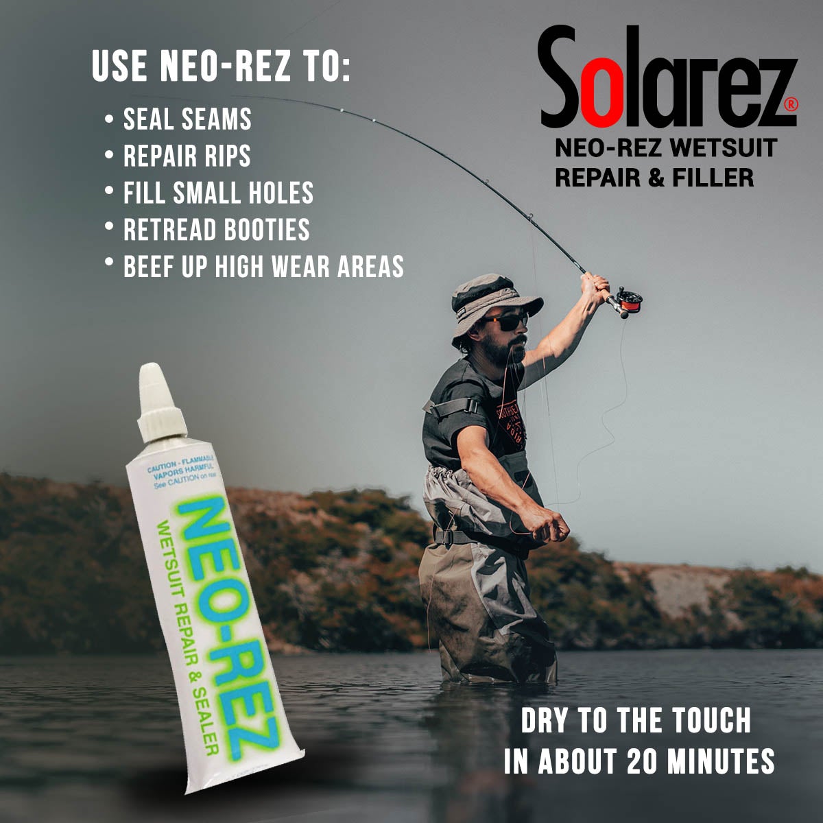 Solarez Neo-rez 2oz Wetsuit repair - 662 Bodyboard Shop