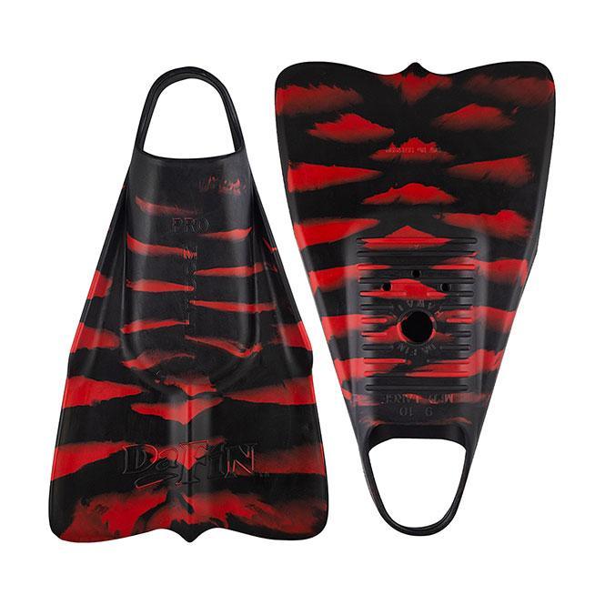 Zak Noyle Swim Fins Black/Red - 662 Bodyboard Shop